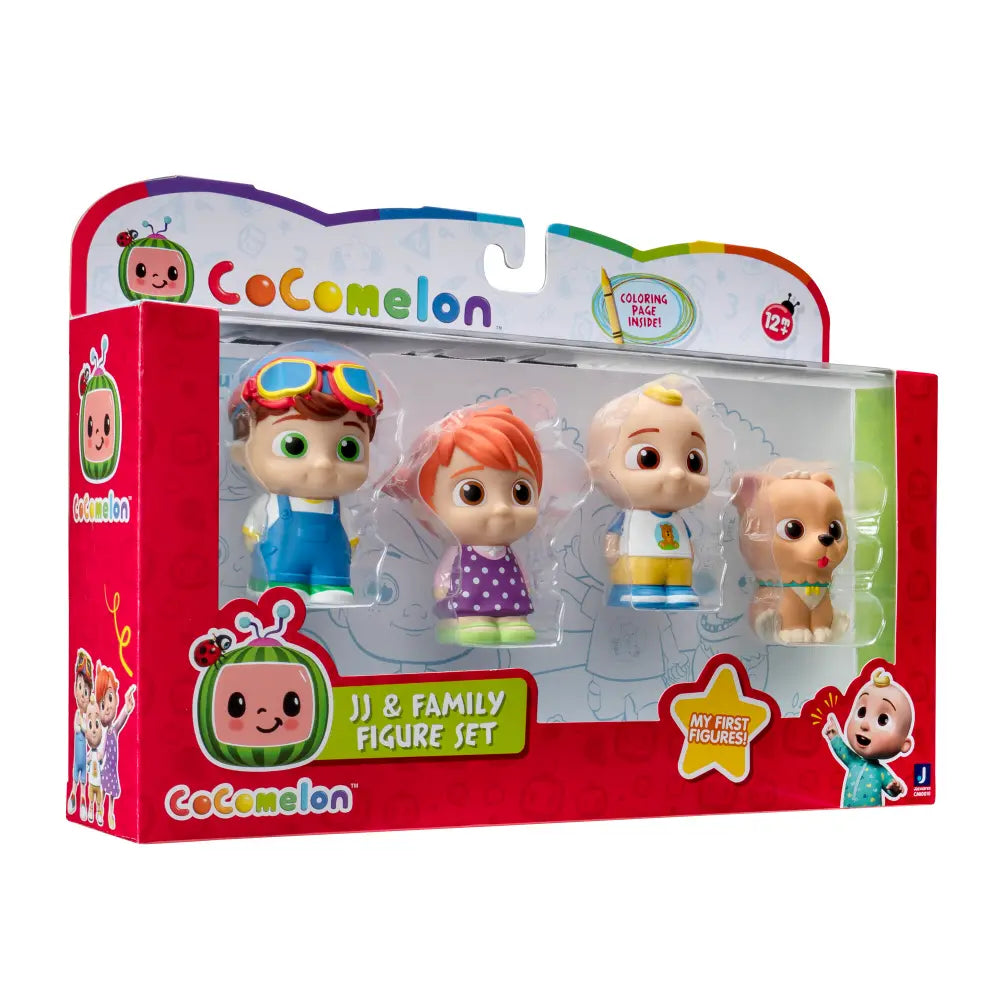 CoComelon JJ and Family 4 Figure Pack