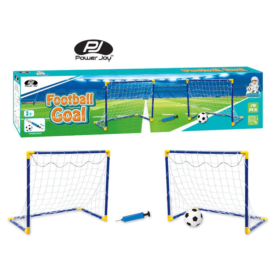 Power Joy Football Goal Set for Kids Indoor & Outdoor Soccer Goal Sports Play Set