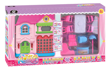 Power Joy Playhome Happy Family Playset for Kids Assortment