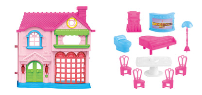 Power Joy Playhome Happy Family Playset for Kids Assortment