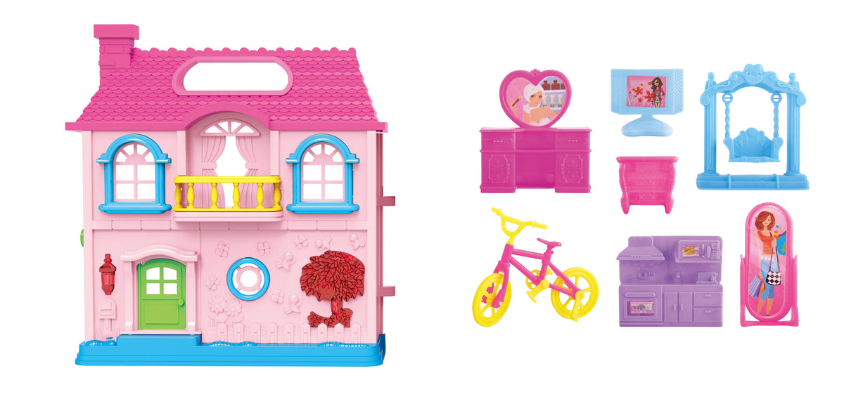 Power Joy Playhome Happy Family Playset for Kids Assortment