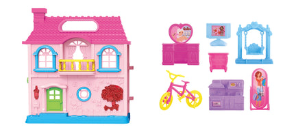 Power Joy Playhome Happy Family Playset for Kids Assortment