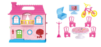 Power Joy Playhome Happy Family Playset for Kids Assortment