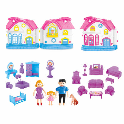 Power Joy Playhome My Happy Family Playset Battery-Operated