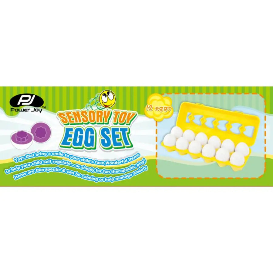 Power Joy Fidget Toy Egg Set 12-Piece