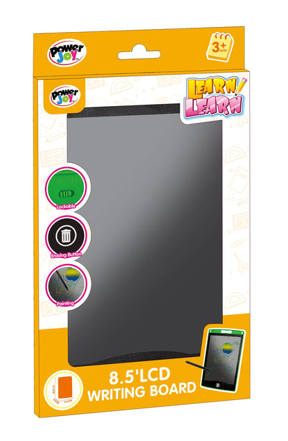 Power Joy Learn LCD Writing Board 8.5 Inch Battery-Operated