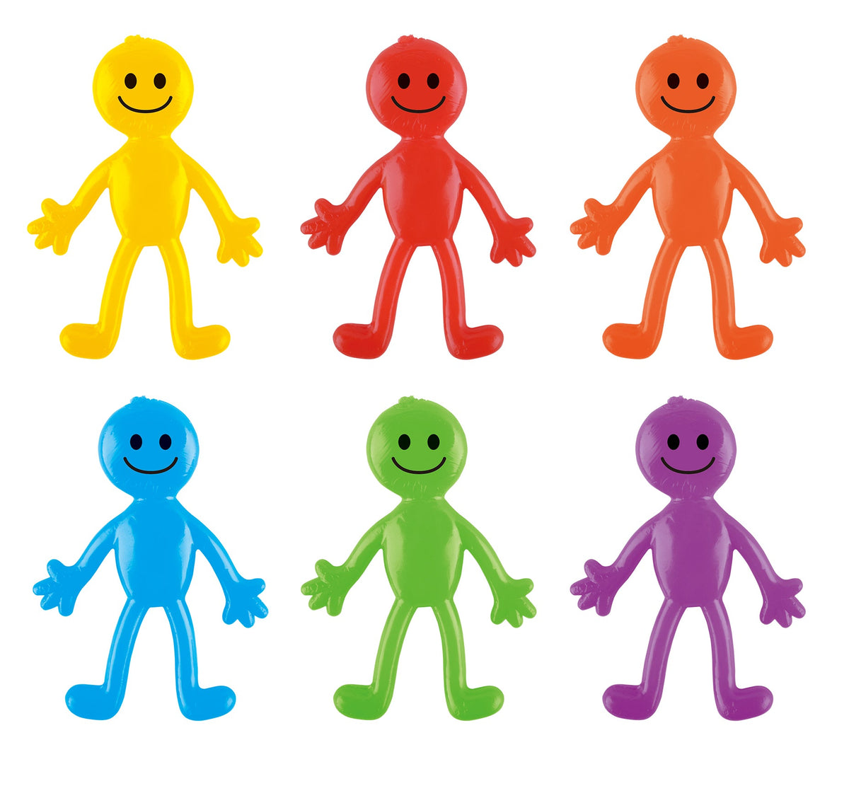 Power Joy Fidget Toy TPR Sticky Man 20-Piece Set for Kids