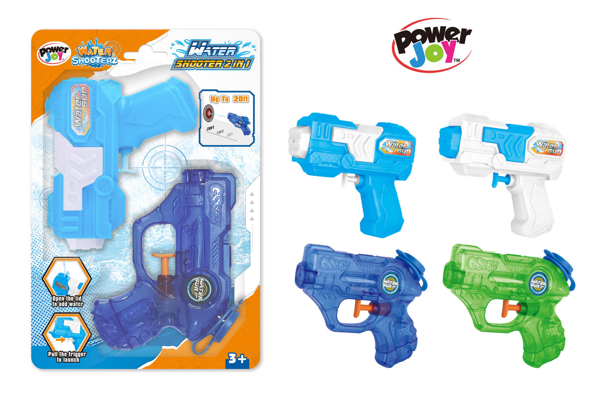Power Joy Water Shootrz Water Gun 2-in-1 Assortment