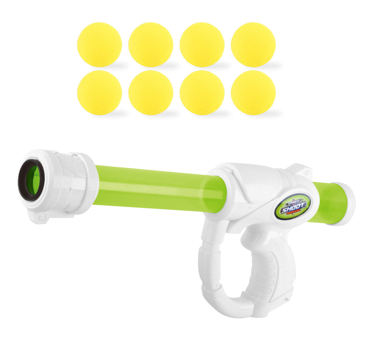 Power Joy Shooterz X-Blaster 6 Foam Ball Blaster with 8 EVA Foam Balls for Kids