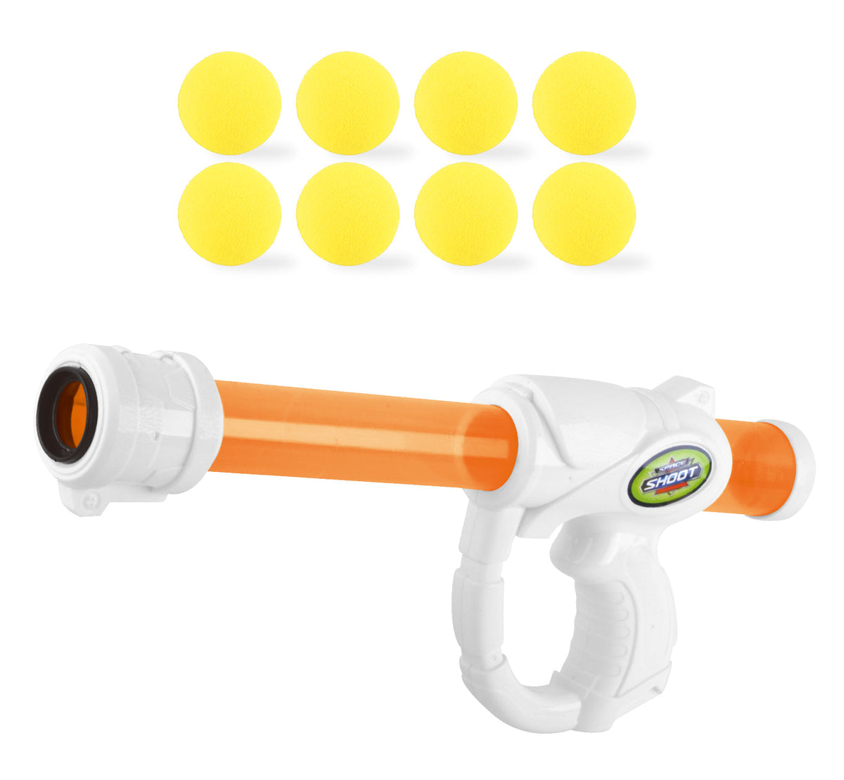 Power Joy Shooterz X-Blaster 6 Foam Ball Blaster with 8 EVA Foam Balls for Kids