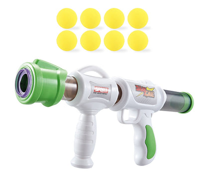 Power Joy Shooterz X-Blaster 7 Air-Pump Foam Ball Blaster with 8 Balls - Assorted Colors, Sold Individually