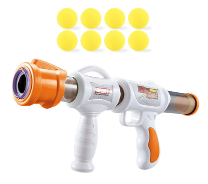 Power Joy Shooterz X-Blaster 7 Air-Pump Foam Ball Blaster with 8 Balls - Assorted Colors, Sold Individually
