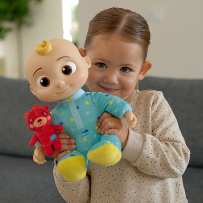 CoComelon Musical Bedtime JJ Soft Doll for Toddlers and Preschool Kids