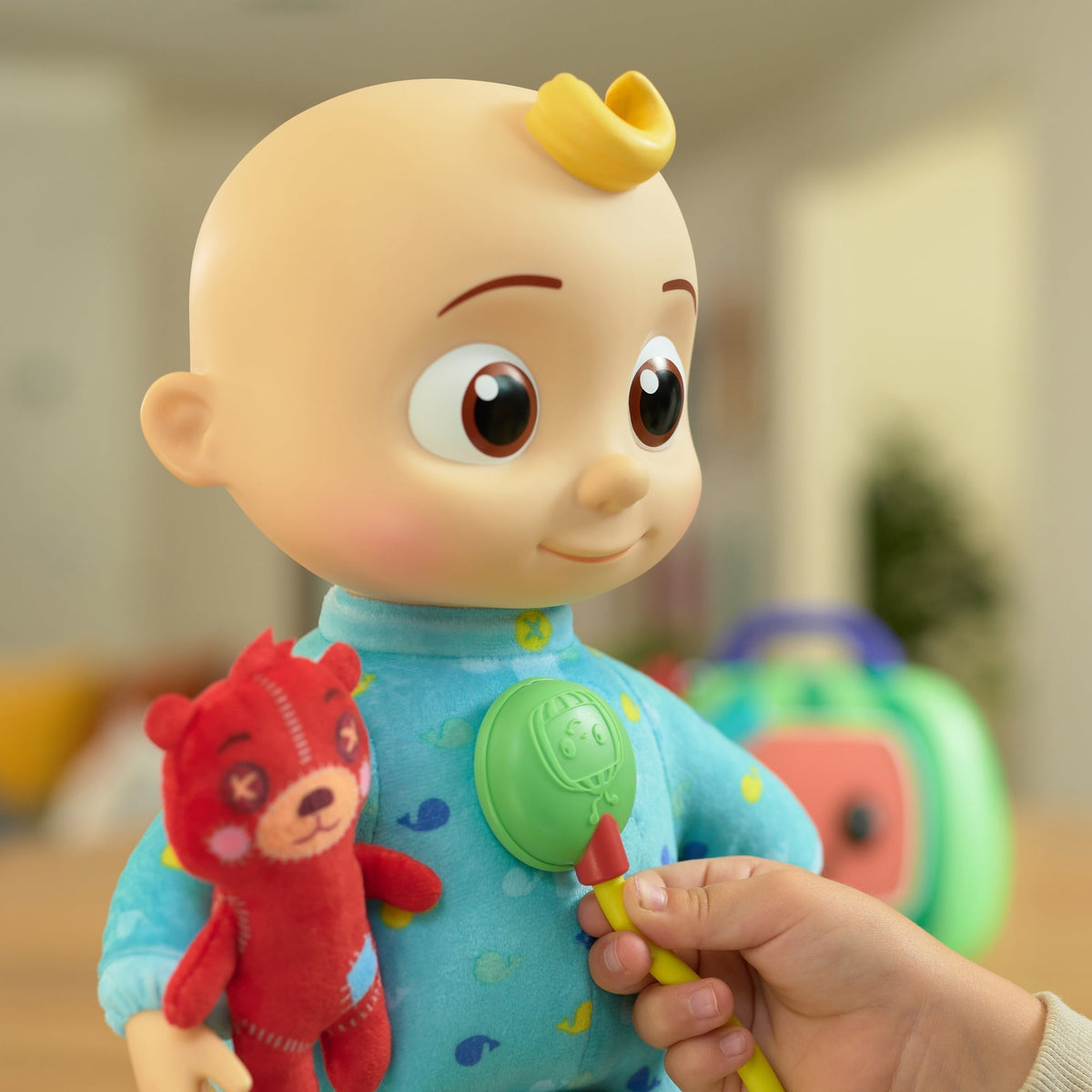 CoComelon Musical Bedtime JJ Soft Doll for Toddlers and Preschool Kids