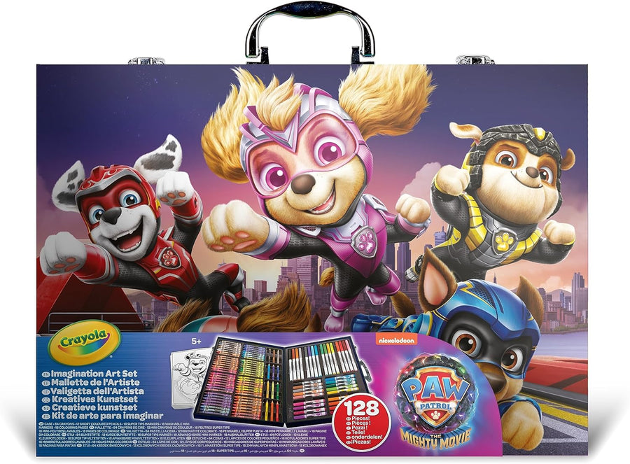 Crayola Paw Patrol Mighty Movie Coloring & Activity Art Case