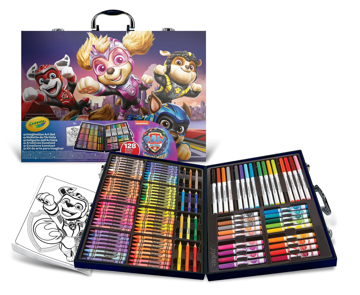 Crayola Paw Patrol Mighty Movie Coloring & Activity Art Case