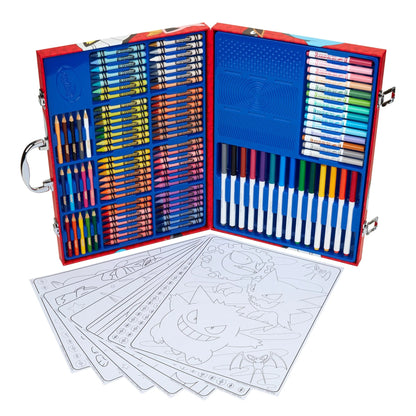 Crayola Pokemon Creative Art Set for Kids - 115 Pieces
