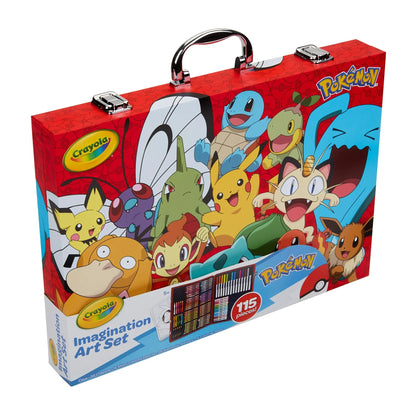 Crayola Pokemon Creative Art Set for Kids - 115 Pieces