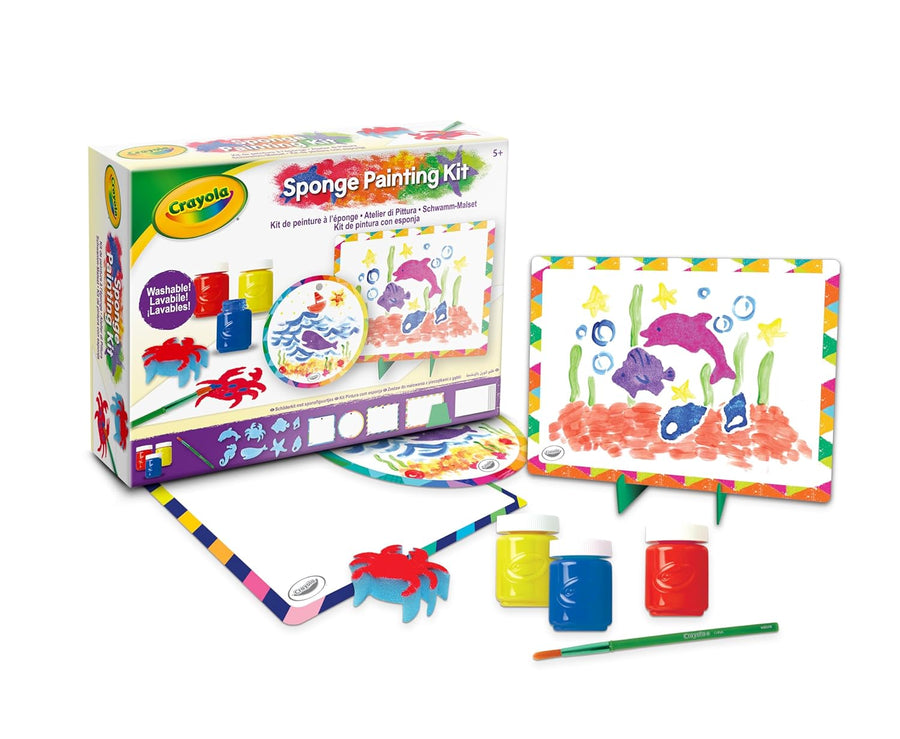 Crayola Washable Sponge Painting Kit for Kids