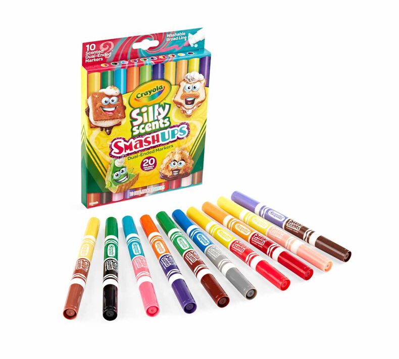 Crayola Smash Ups Scented Washable Markers for Kids