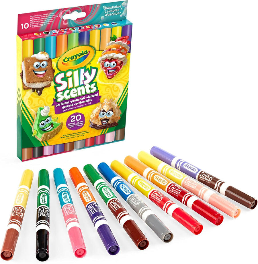 Crayola Silly Scents Double-Tip Broad Line Markers