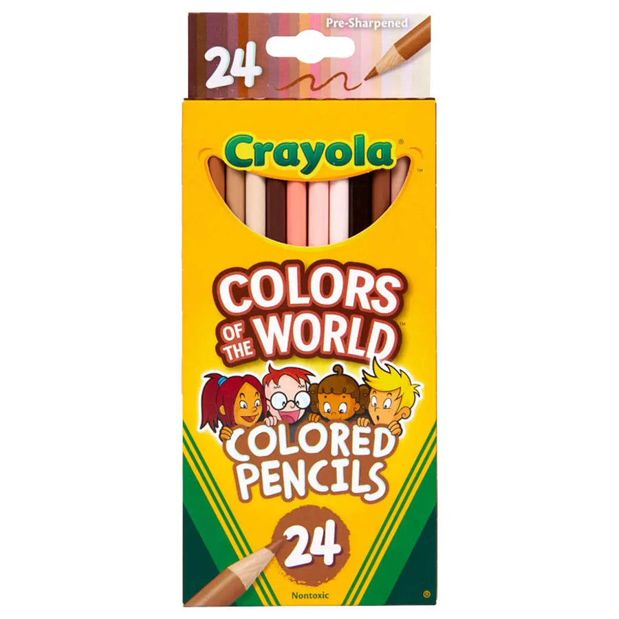 Crayola Color of the World Skin Tone Colored Pencils Pack of 24