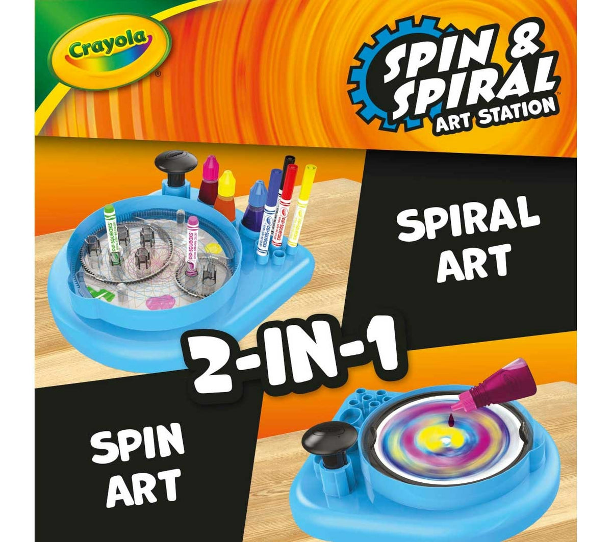 Crayola Spin & Spiral Art Station