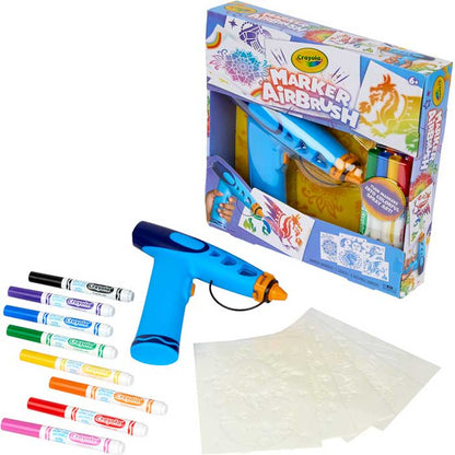 Crayola Marker Airbrush Kit Battery-Operated