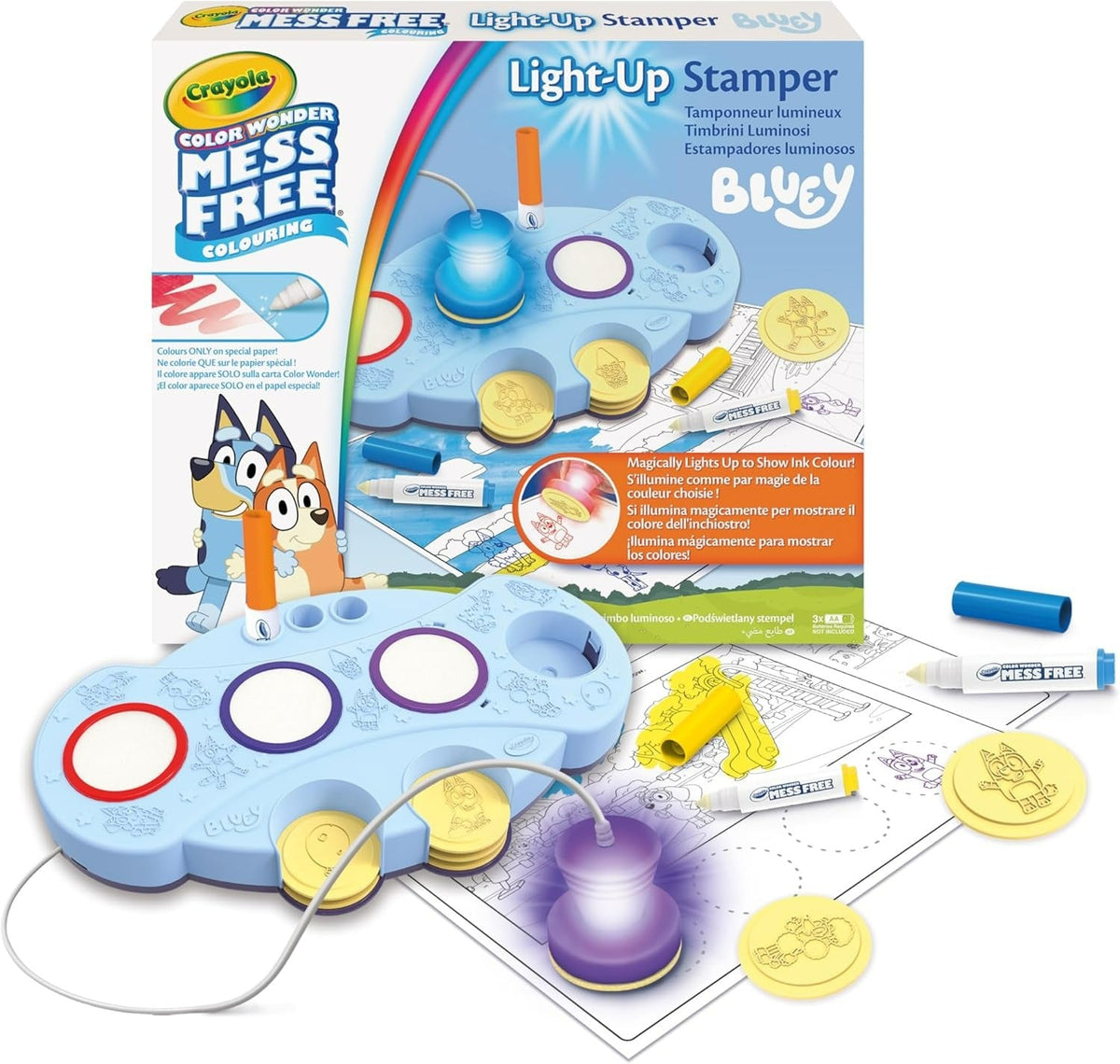 Crayola Color Wonder Stamper Bluey Battery-Operated