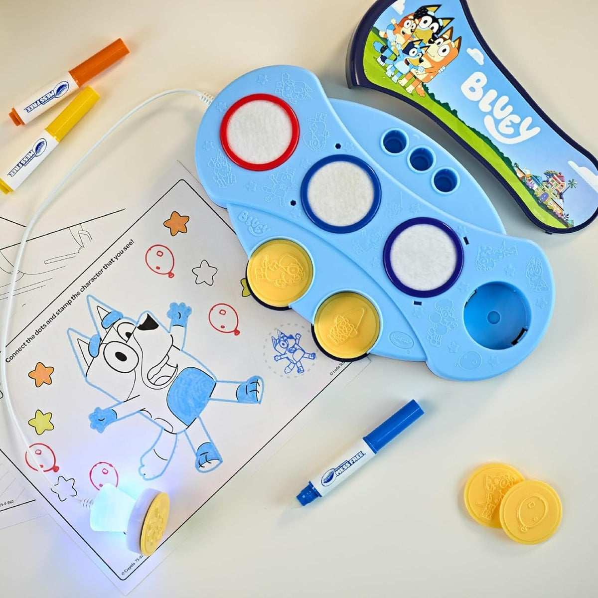 Crayola Color Wonder Stamper Bluey Battery-Operated