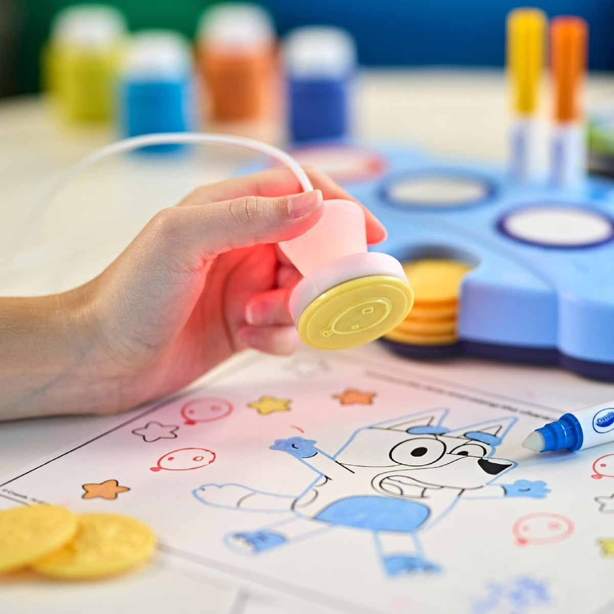 Crayola Color Wonder Stamper Bluey Battery-Operated