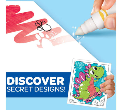 Crayola Color Wonder Foldalope Prehistoric Pals Mess-Free Coloring Set for Kids