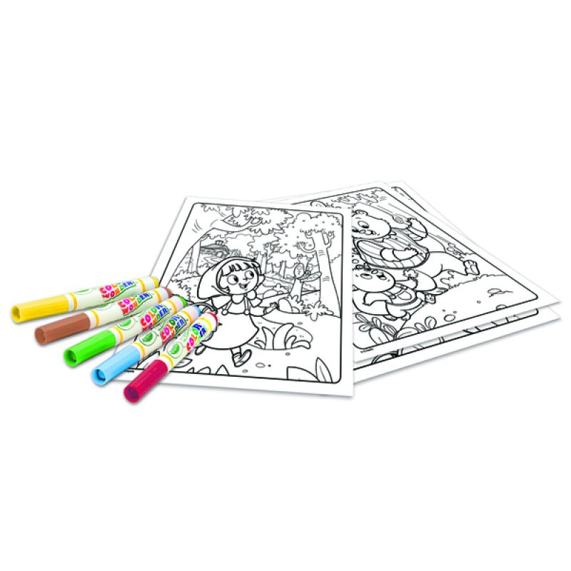 Crayola Color Wonder Fairy Tale Mess-Free Coloring Pad with 5 Markers