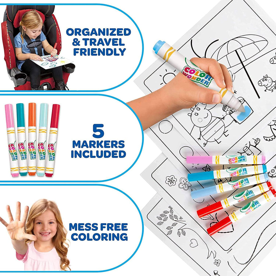 Crayola Color Wonder Farm Animals Mess-Free Coloring Set