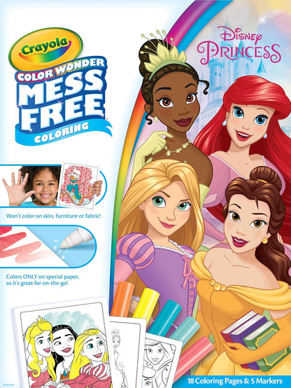Crayola Color Wonder Disney Princess Coloring Book