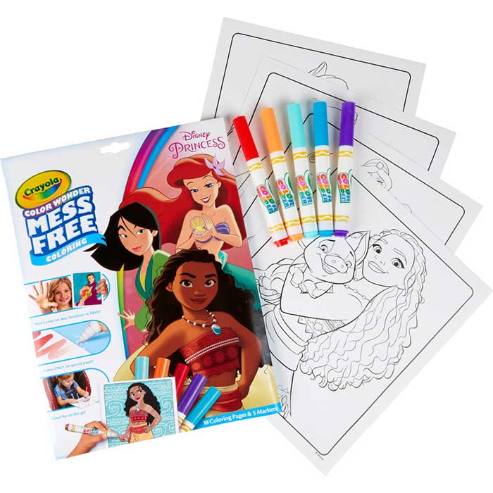 Crayola Color Wonder Disney Princess Coloring Book