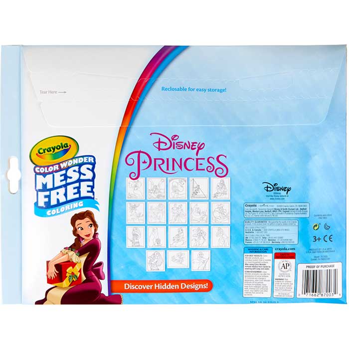 Crayola Color Wonder Disney Princess Coloring Book