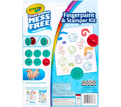 Crayola Wonder Fingerpaint Stamper Kit