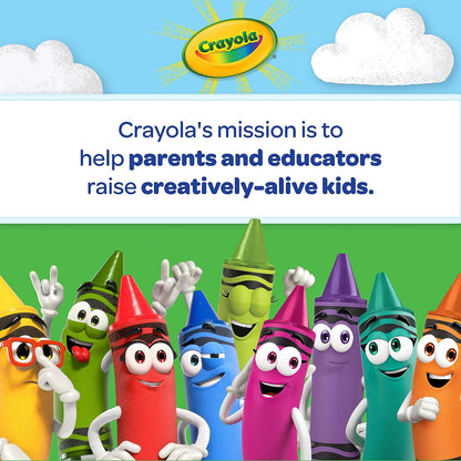 Crayola SuperTips Fine & Broad Tip Washable Markers 50-pieces