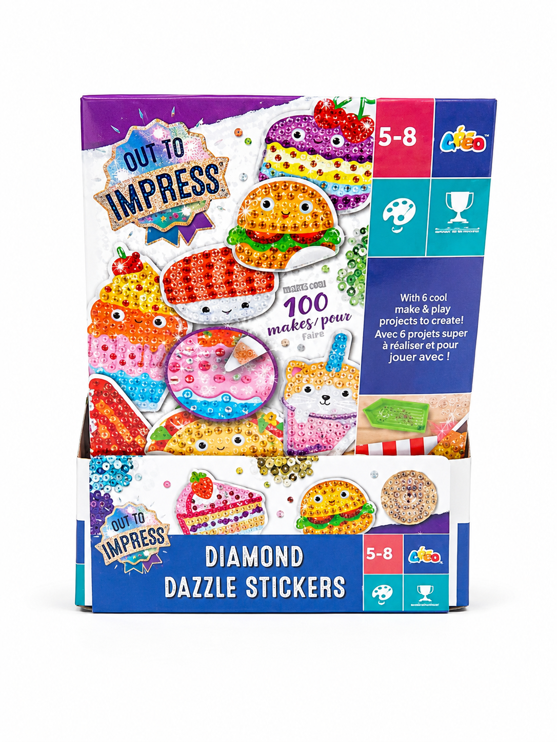 Out To Impress Diamond Dazzle Sticker Craft Set for Ages 3 - 5