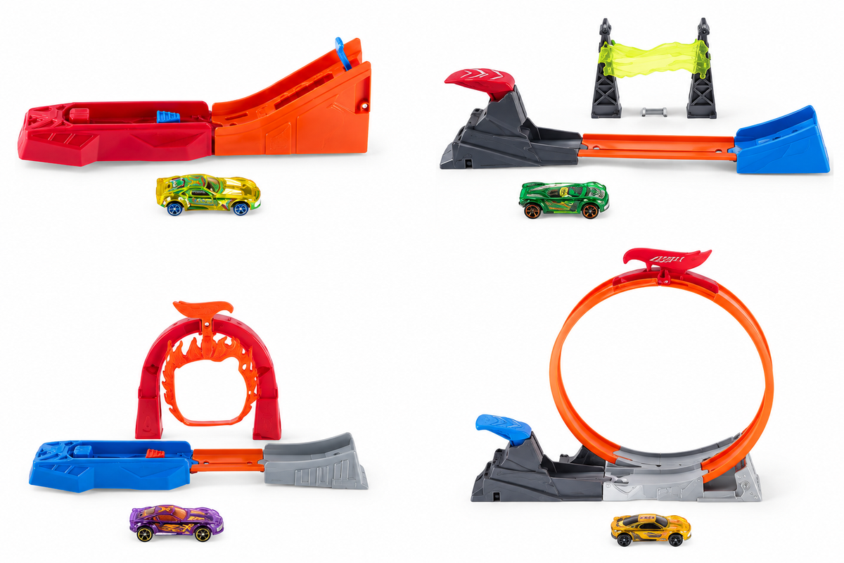 Hot Wheels Stunt Track Set Assorted Design
