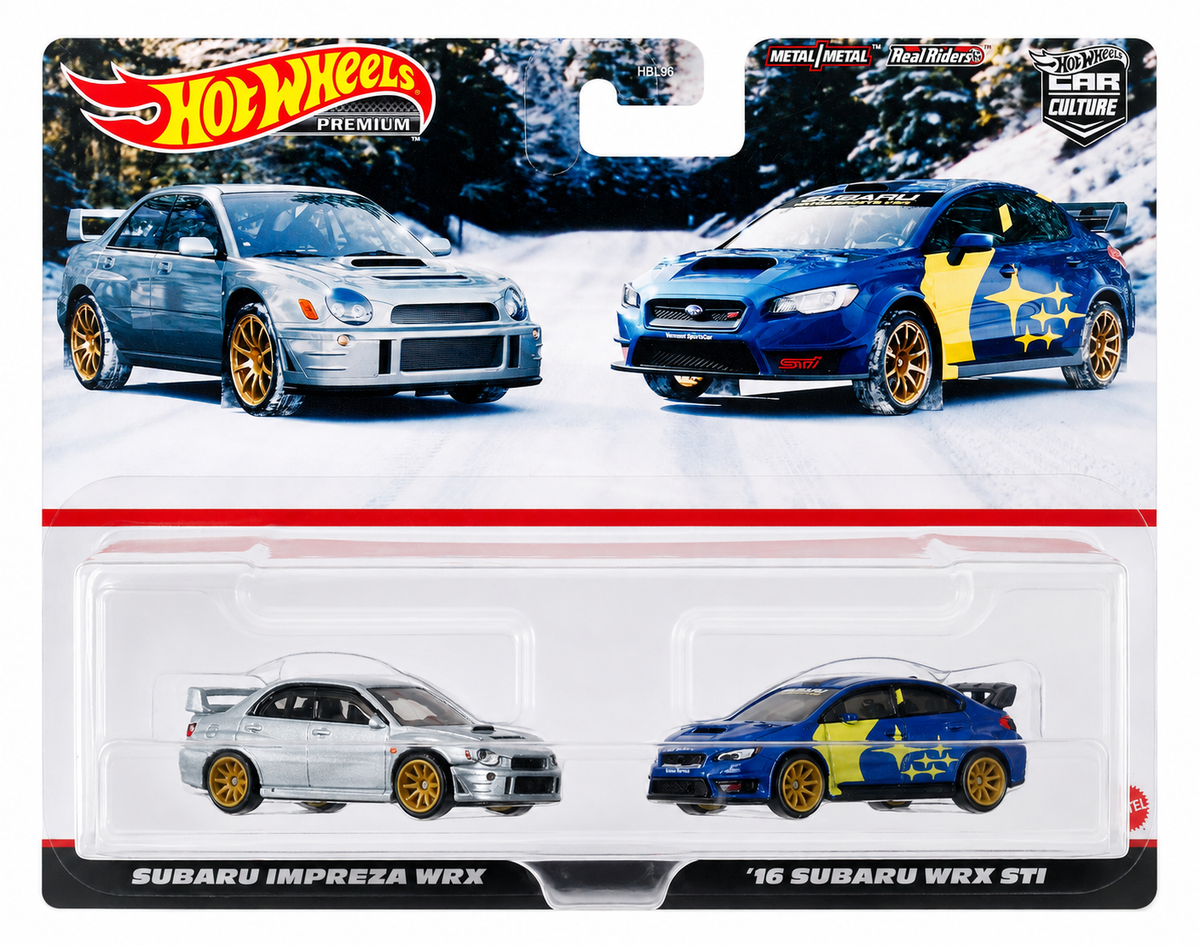 Hot Wheels Premium Car Culture 2-Pack 1:64 Scale Die-Cast Vehicles - Assorted Designs