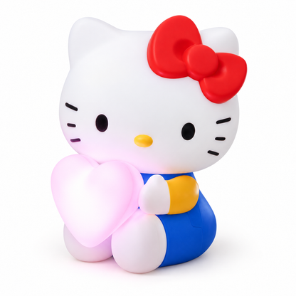 Hello Kitty Shaped LED Light with Glowing Heart 16 cm