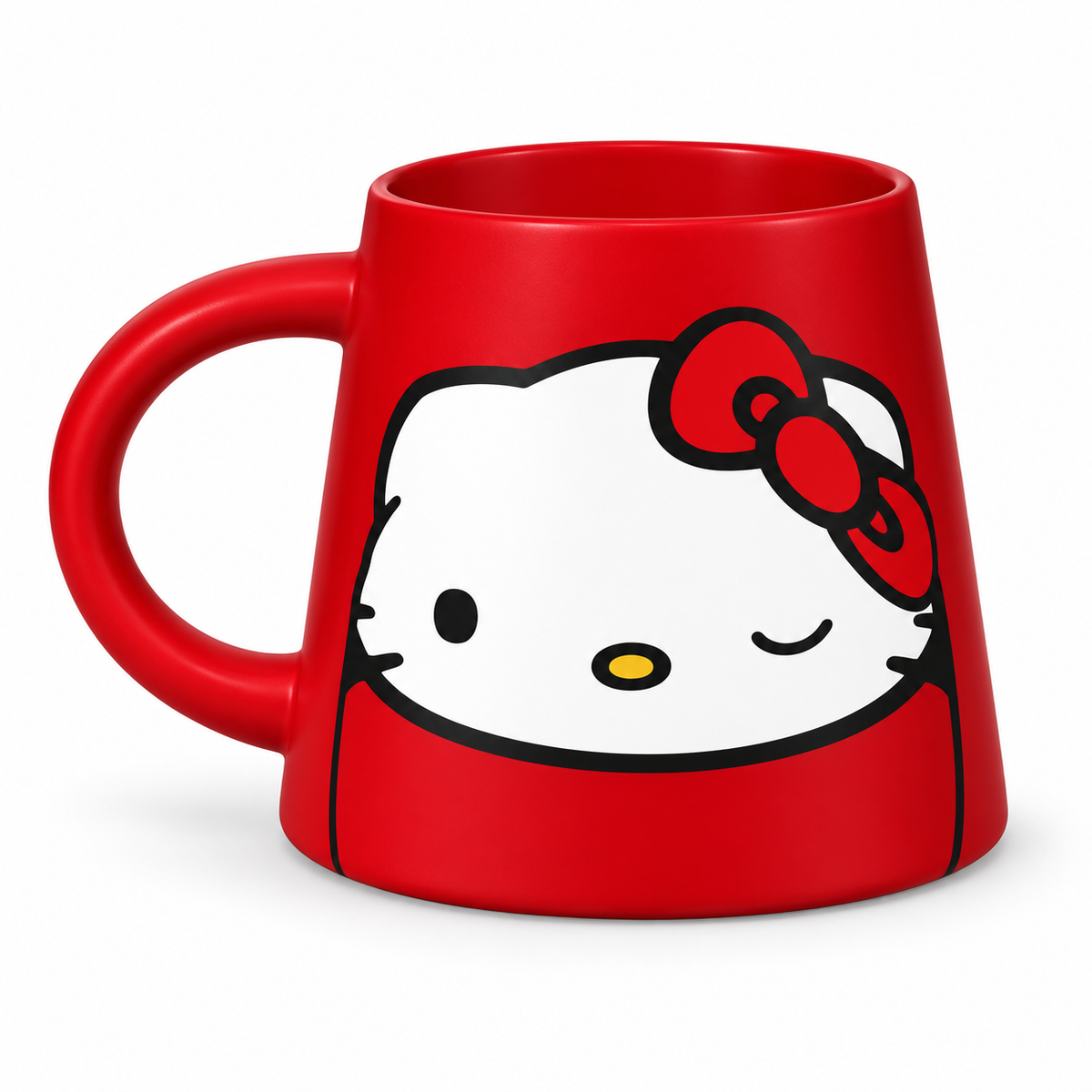 Hello Kitty Winking Face Base Ceramic Mug - 325 ml