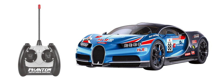 Power Joy RC Super Sport 1:14 Battery-Operated Assorted Colors -Sold per piece (Random Selection)