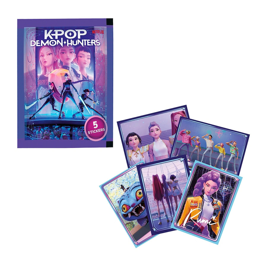 K - POP Demon Hunters Collectible Sticker Pack - 5 Random Stickers