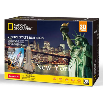 National Geo 3D Puzzle Empire State Building 66-Piece