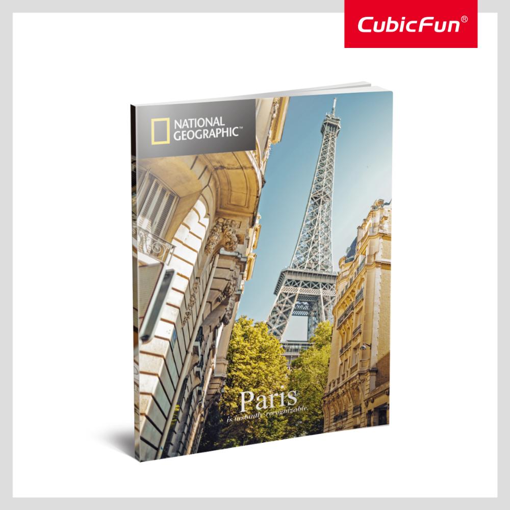 National Geo 3D Puzzle Eiffel Towers 80-Piece