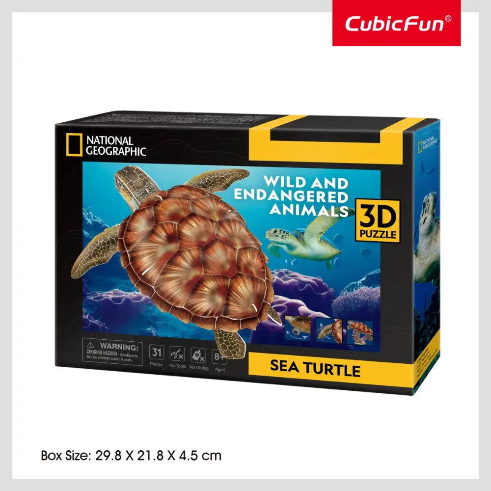 National Geographic 3D Puzzle Sea Turtle 31-Piece