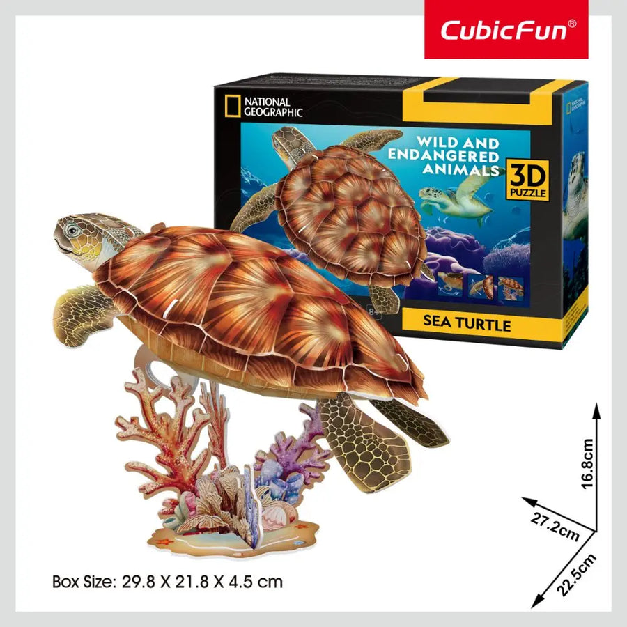 National Geographic 3D Puzzle Sea Turtle 31-Piece